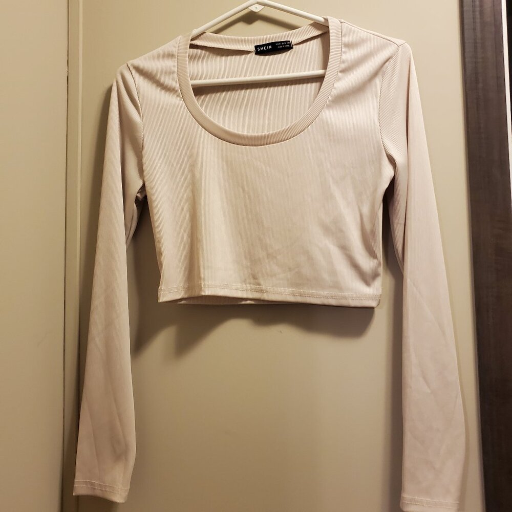 Long sleeve Ribbed crop